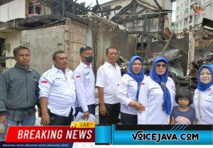 Peduli Sesama, Pengurus dan Anggota GPIB DPW DK Jakarta Berikan Bantuan Sosial Korban Kebakaran Kemayoran