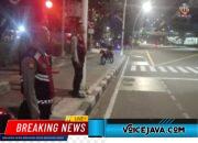 Jaga Kamtibmas Malam Hari, Polsek Cempaka Putih Gelar Strong Point di Jalan Ahmad Yani