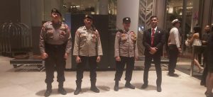 Koordinasi Kamtibmas Pihak Keamanan Hotel Grand Hyatt Menteng Dalam Rangka Kedatangan Tamu Negara Brunei Darussalam