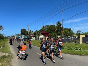 Danlanal Simeulu Hadiri Pembukaan Fun Run Sekabupaten Simeulue Tahun 2024