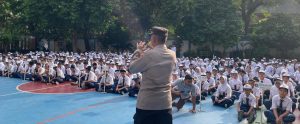 Penyuluhan Bahaya Bullying, Tawuran Serta Melaksanakan Deklarasi Anti Tawuran SMP 8 Menteng