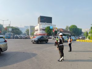 SATUAN POMDAM JAYA/JAYAKARTA TERJUNKAN PERSONEL DI TIAP TITIK-TITIK JAKARTA PADA PELANTIKAN PRESIDEN DAN WAKIL PRESIDEN