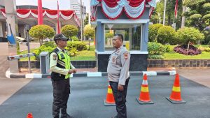 Patroli Dialogis Sabhara Di Objek Vital Kementerian Keuangan RI