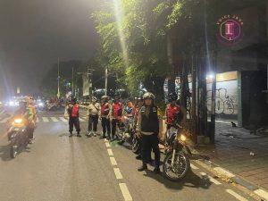 Patroli Cipta Kondisi Pagi Hari Polsek Johar Baru Minimalisir Gangguan Kamtibmas Ciptakan Pilkada Aman dan Damai.
