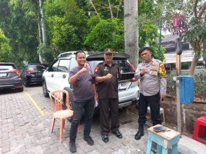Patroli Wilayah dan Sambang Kapolsubsektor Kayu Awet Berikan Imbauan Petugas Security.