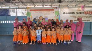 Bhayangkari Ranting Sektor Tanah Abang Kunjungi Paud Kejora Mengajak Anak-Anak Dengan Riang Gembira