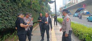 Kanit Binmas Menteng Sambang Himbauan Pilkada Aman Dan Damai Di Hotel Mandarin Menteng
