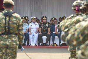 Kasad Hadiri Penerimaan Menhan RI dan Penyerahan Memorandum