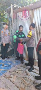 Kapolsek Tajurhalang Menjenguk Warga yang Tertimpa Musibah di Desa Kalisuren