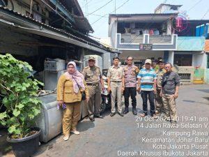 Bhabinkamtibmas Bersama Tiga Pilar Kelurahan Kampung Rawa CRM (Cepat Respon Masyarakat) di RW 04