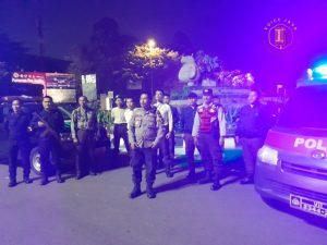 Dalam Menjaga Kondusifitas Wilayah Polsek Kemayoran Melakukan Kegiatan Strong Point Malam Hari