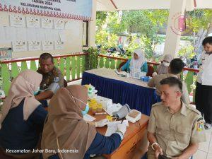 Patroli Wilayah Bhabinkamtibmas Dan Babinsa Kelurahan Kampung Rawa Monitoring Kegiatan Cek Kesehatan Gratis