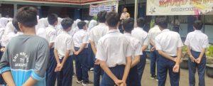 Cegah Kekerasan Di Kalangan Pelajar Polsek Cempaka Putih Adakan Penyuluhan Dan Deklarasi Anti Tawuran