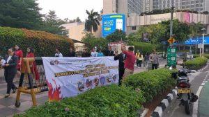 Bhabinkamtibmas Menteng Mengikuti Kegiatan Latihan Evakuasi Kebakaran Di Hotel Indonesia Kempinsky