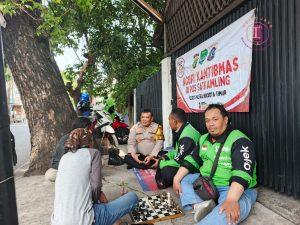 Polsek Pulogadung Gelar Ngopi Kamtibmas bersama Komunitas Ojek Online untuk Wujudkan Situasi Kondusif terkait Tawuran dan menjelang Pemilukada