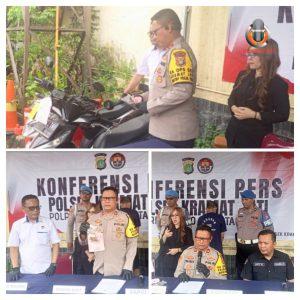Dua Pelaku Ranmor Dibekuk Petugas Polsek Kramat jati