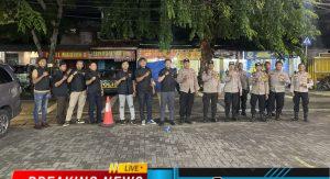 Patroli Rayonisasi Polsek Johar Baru Dan Polsek Cempaka Putih Antisipasi Gangguan Kamtibmas Perbatasan Wilayah