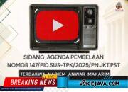 PN Jakpus Live Gelar Sidang Pledoi Nadiem Makarim Pagi Ini