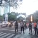 Polri dan Unsur Gabungan Laksanakan Pengamanan Pos Lantas Hotel Mulia Jelang Laga Indonesia vs Oman di GBK