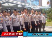 Jelang Aksi Unjuk Rasa, Personel Gabungan Gelar Apel Pengamanan di Kawasan Bank BRI Sudirman