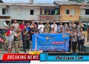 Jaga Jakarta On The Spot untuk Indonesia, Polres Metro Jakarta Pusat hadir di Jl. Citarum Atas Cideng