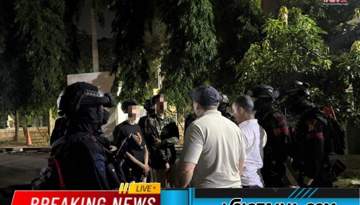 Brimob Polda Metro Jaya Amankan Remaja Terindikasi Narkoba Saat Patroli Cegah Tawuran di Bekasi