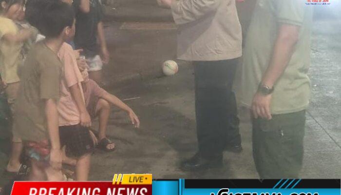 Bhabinkamtibmas Kampung Bali Bersama Satkamling Berikan Pembinaan kepada Remaja untuk Cegah Kenakalan dan Gangguan Kamtibmas