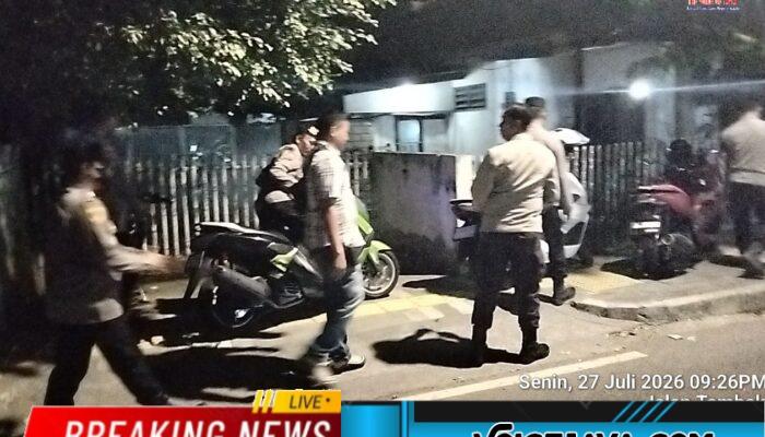 Pasca Keributan, Polisi Intensifkan Patroli Jalan Kaki di Jalan Tambak Raya dan Matraman Dalam