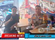 Jaga Usaha Tetap Aman, Bhabinkamtibmas Tanah Tinggi Sambangi Pelaku Usaha di Toko Bake & Brew