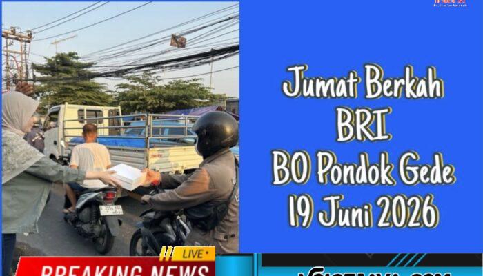 Jum’at Berkah Berbagi Bersama BRI Pondok Gede